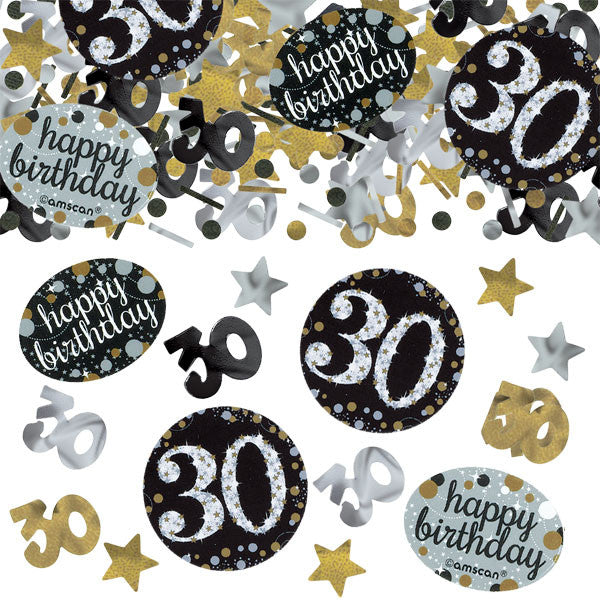 30th Sparkling Celebration Confetti - SPARKLING CELEBRATION - Party Supplies - America Likes To Party