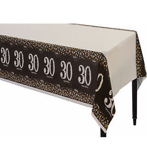 30th Sparkling Celebration Tablecover - SPARKLING CELEBRATION - Party Supplies - America Likes To Party