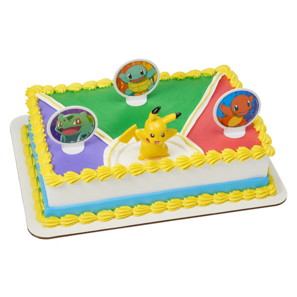 Pokemon Light Up Pikachu Cake Kit - CAKE DECORATIONS - Party Supplies - America Likes To Party